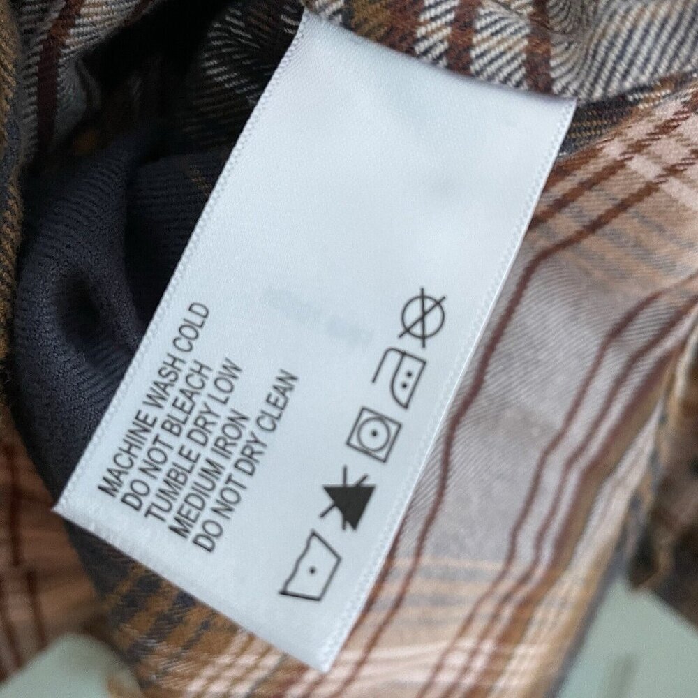 Orvis‎ Womens Plaid Flannel Top Button Up Long Sleeve Size Small 100% Cotton - Picture 5 of 8